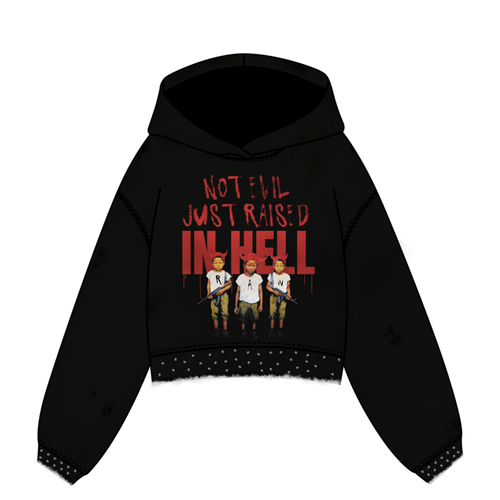 “NOT EVIL” Black hoodie